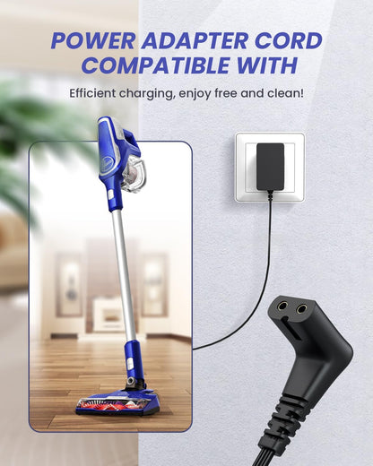 Replacement Charger for Hoover BH53020 BH53000 BH53010CDI, Cordless Stick Vacuum Cleaner Adapter, 440010414