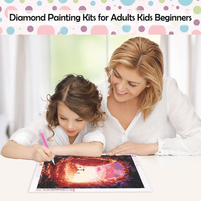 Jethami Diamond Painting Kits for Adults,Jesus Religious Christ Cross Diamond Art Kits for Adults Beginners 14x18 in