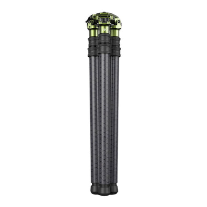FatBoy Tripods Elevate 3 Section Tripod - Carbon Fiber and Aluminum Tripod with Durable Frame, Lightweight, Stable Design, Bubble Level, Adjustable Legs, and Hands-Free Operation for Hunting, Shooting