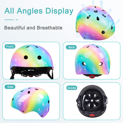 Toddler Helmet, Bienbee Kids Bike Helmet Skateboard Helmets for Bicycle Balance Bike Scooter for Girls Boys Kids Age 1-3-5-8-14 Years