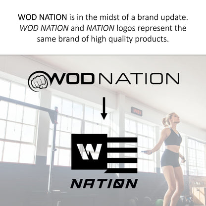 WOD Nation Adjustable Speed Jump Rope for Men & Children - Blazing Fast Fitness Skipping Rope for Boxing, MMA, Endurance, Exercise, and Gym Workout - Black