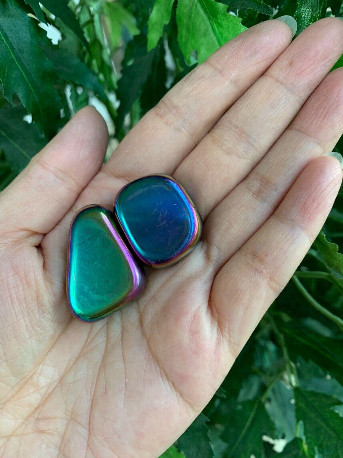 5 Pound Rainbow Fridge Magnets - Polished Magnetic Hematite, Strong and Heavy Duty for Whiteboard, Office, Classroom, Kitchen, Home, and Cabinet Accessories (Rainbow, 5 lb)