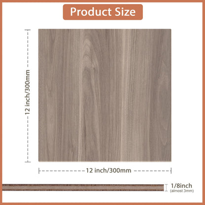 10 Pack Walnut Plywood Sheets 12x12x1/8 Inch, 3mm Plywood for Laser Cutting & Engraving, Unfinished Wood for Crafts, Wood Burning, Architectural Models.