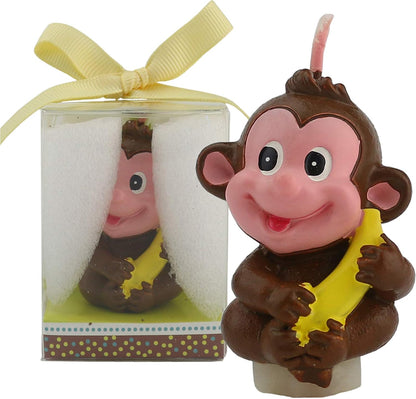 TIHOOD Creative Little Monkey Cartoon Birthday Candle, Hand-Made Cake Topper Decoration, Smokeless Party Supplies
