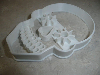 SUGAR SKULL WITH DETAILS - DIA DE LOS MUERTOS DAY OF THE DEAD CELEBRATION COOKIE CUTTER