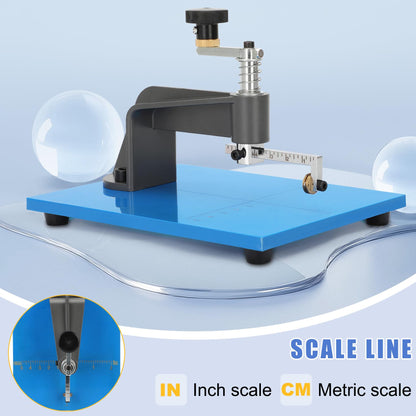 Glass Circle Cutter Kit for Stained Glass, Mosaic, DIY Crafts – Adjustable 0.39–3.93" Lens Circle Cutter with Non-Slip Mat, Gloves, Glass Cutter, Pliers, Hammer, & 1 pc Stained Glass (Random Color)