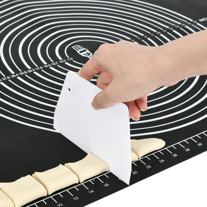 Super Kitchen Non-Slip Silicone Pastry Mat 28 x20 for Non Stick Baking Mats, Countertop Placemats, Dough Rolling, Kneading/Fondant/Pie Crust Pad
