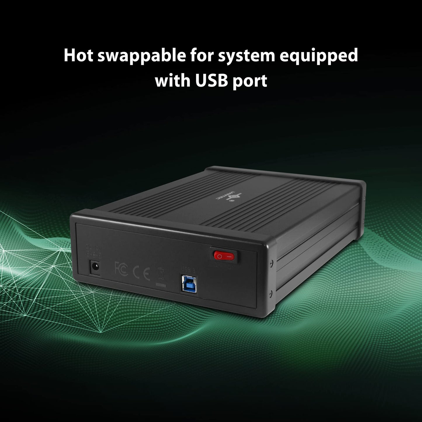 Vantec NexStar DX2 USB 3.0 External Enclosure Design for 5.25" Blu-Ray/CD/DVD SATA Drive, Second Generation of DX, No Drivers Needed, Aluminum Alloy (NST-540S3-BK)