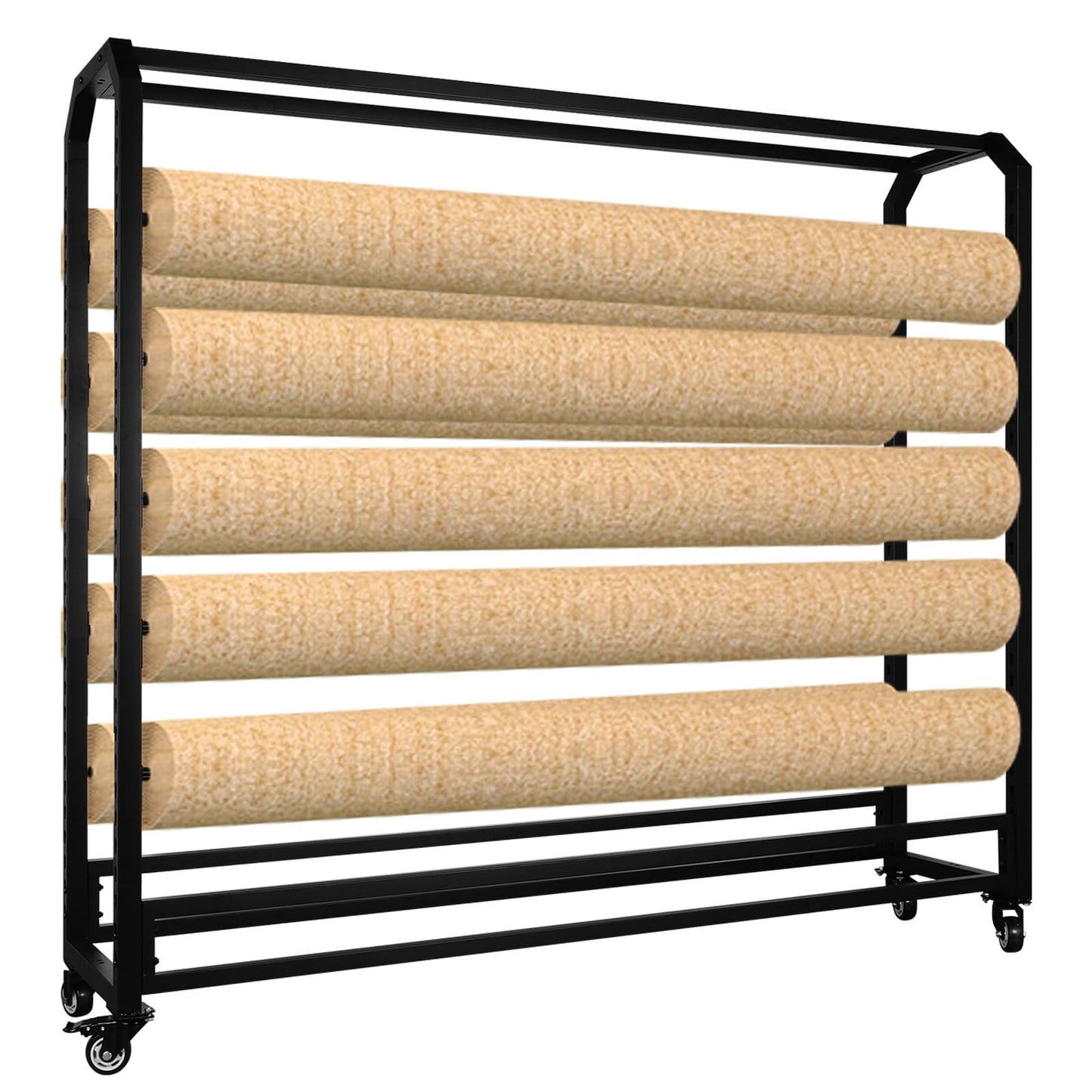 Fabric Roll Storage Rack Large Textile Fabric Display Rack Vinyl Roll Holder
