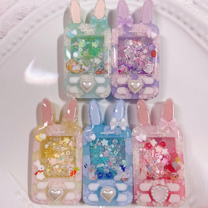 FUNSHOWCASE Resin Shaker Molds Set Mobile Phones Keychain Charm Pack of 8 Silicone Trays Seal Films Precision Tip Applicator Bottle Kit Bundle