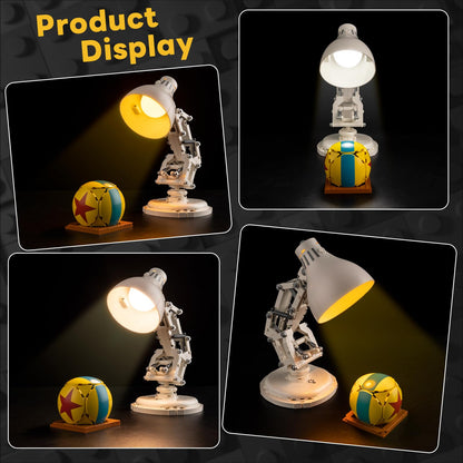 Kyglaring LED Light Kit Compatible with Lego Pixar Luxo Jr 21357 Building Blocks, Upgraded Touch Control & Dimming, Lighting Accessories for Lego Pixar Lamp Model Set, Lights Only