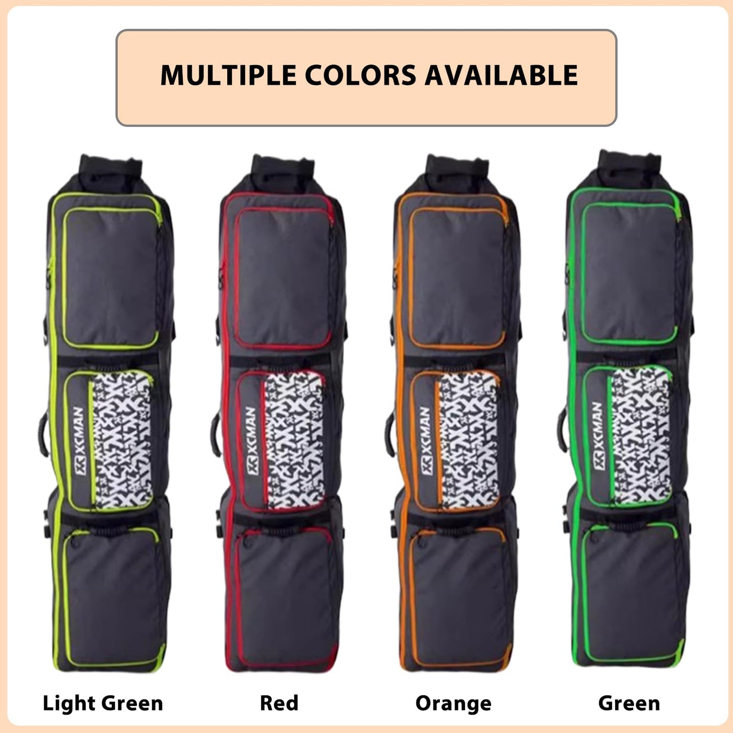 Padded Snowboard Bag with Wheels, Heavy-Duty Wheeled-Ski Travel Bag, Storage Ski Board Boots, Helmet, Jacket for Flying Air Travel, 65 Inch (Extendable to 80.7 Inch),Light Green
