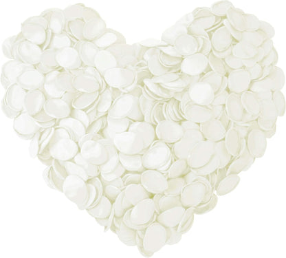 Premium Artificial Silk Rose Petals, 200pcs Ivory Flower Girl Scatter Petals for DIY Wedding Aisle Decoration