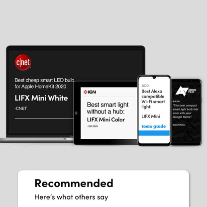 LIFX Color, A19 800 lumens, Wi-Fi Smart LED Light Bulb, Billions of Colors and Whites, No Bridge Required, Compatible with Alexa, Hey Google, HomeKit and Siri (2 Pack)
