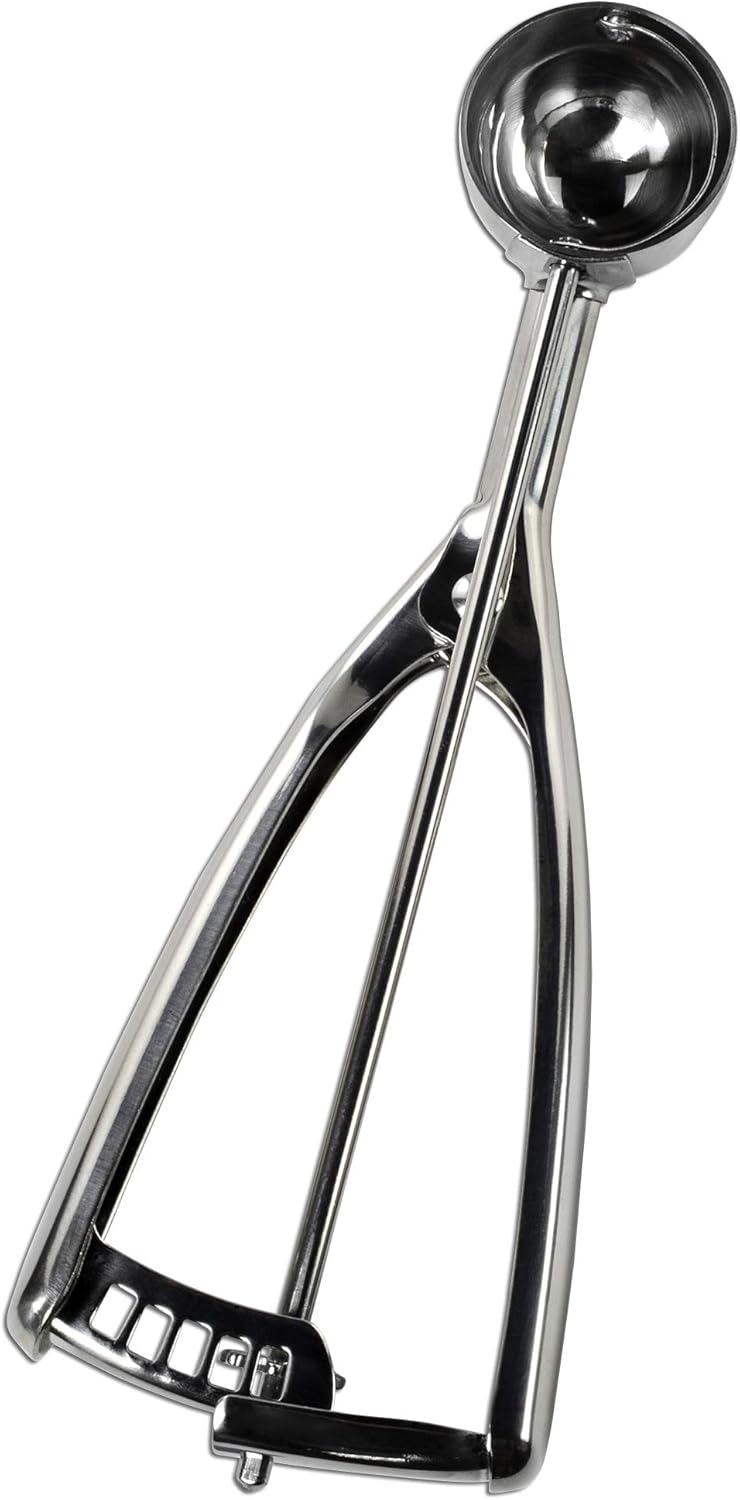 Fat Daddio's SCOOP-60 Stainless Steel Measuring Scoop, No. 60, 1 tbsp, Silver