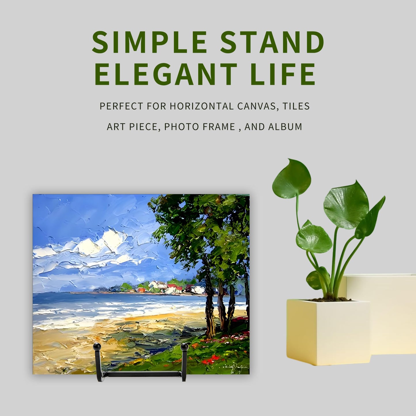 18 pcs 4.5in Plate Stands for Display,Metal Plate Holders Display Stands Can Be Used for Picture Stand,Book Stands for Display,Plate Display Stands,Easel,Photo Frame Stands,Plaque Stands,Desktop Stand