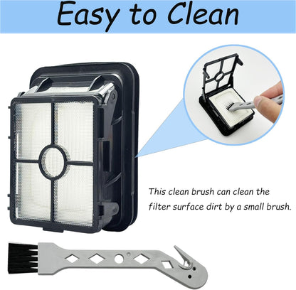 Replacement Parts for Bissell CrossWave 2024 Model 3888A, 4 Brush Rolls, 2 Filters, 1 Cleaning Brush