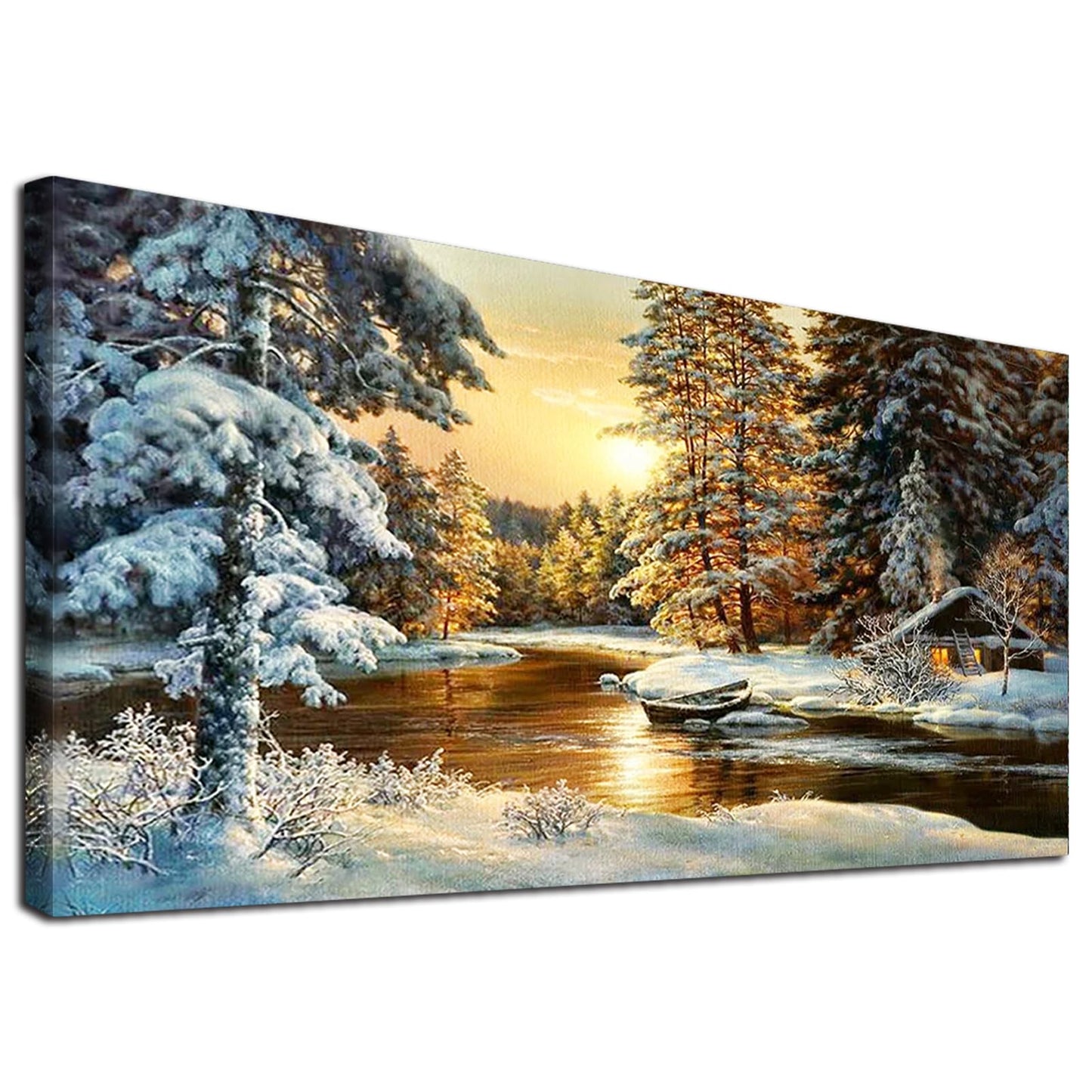 YALKIN 5D Diamond Painting Kits for Adults, Four Seasons Diamond Art Kits Full Drill Diamond Painting Kit for Adult Beginners, DIY Crystal Picture Art for Home Wall Decor 40x70cm/15.7x27.6in