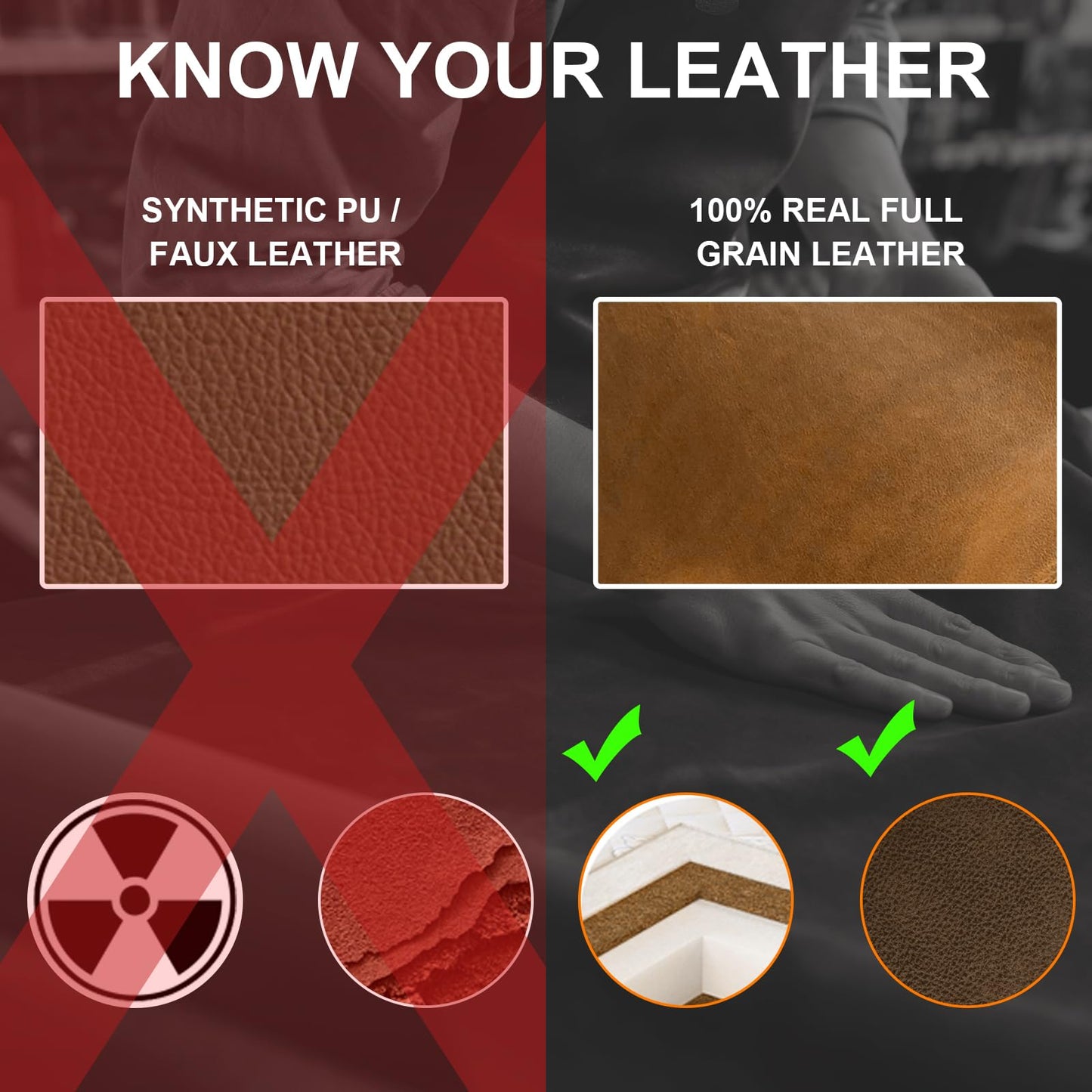 Genuine Leather Knife Roll, Knife Bags for Chefs Professional, Small Chef'S Knife,Knives Holders Protectors with 5 Slots
