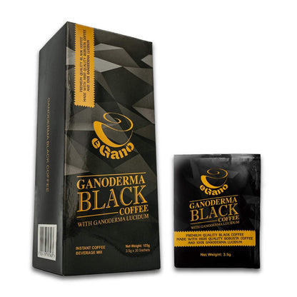 3 Boxes Premium eGano Ganoderma Black Coffee Instant Coffee With Ganoderma Lucidum Extract (3.5g x 30 Sachets/Box)