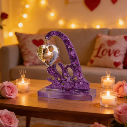 Acxydm 3 Sets Large Photo Frame Resin Molds, Heart Shape Resin Molds,Unique Big Picture Frame Epoxy Molds, 3D Photo Epoxy Resin Moulds for DIY Wedding Art Crafts Home Decor