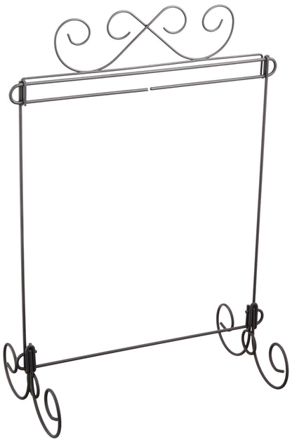 Ackfeld Scroll Single Stand 12in x 14in – Tabletop Display Stand for Mini Quilts, Banners & Needlework Projects