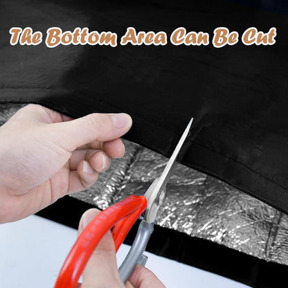 Insulated Air Conditioner Cover for Window Units, 3 Layers Waterproof Insulation for Outdoor AC Protection
