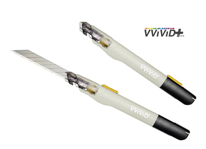 VViViD Premium Retractable Precision Balanced Arts & Crafts Mat Cutter Knife (2 units)