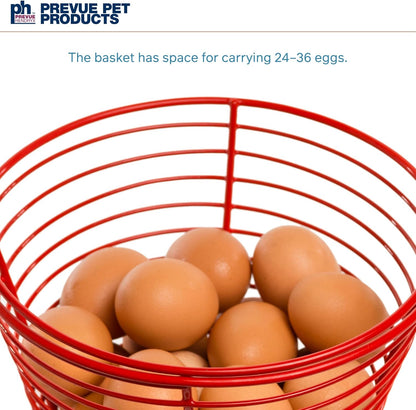 Prevue Pet Products 7.88 Inch 468 Red Egg Basket