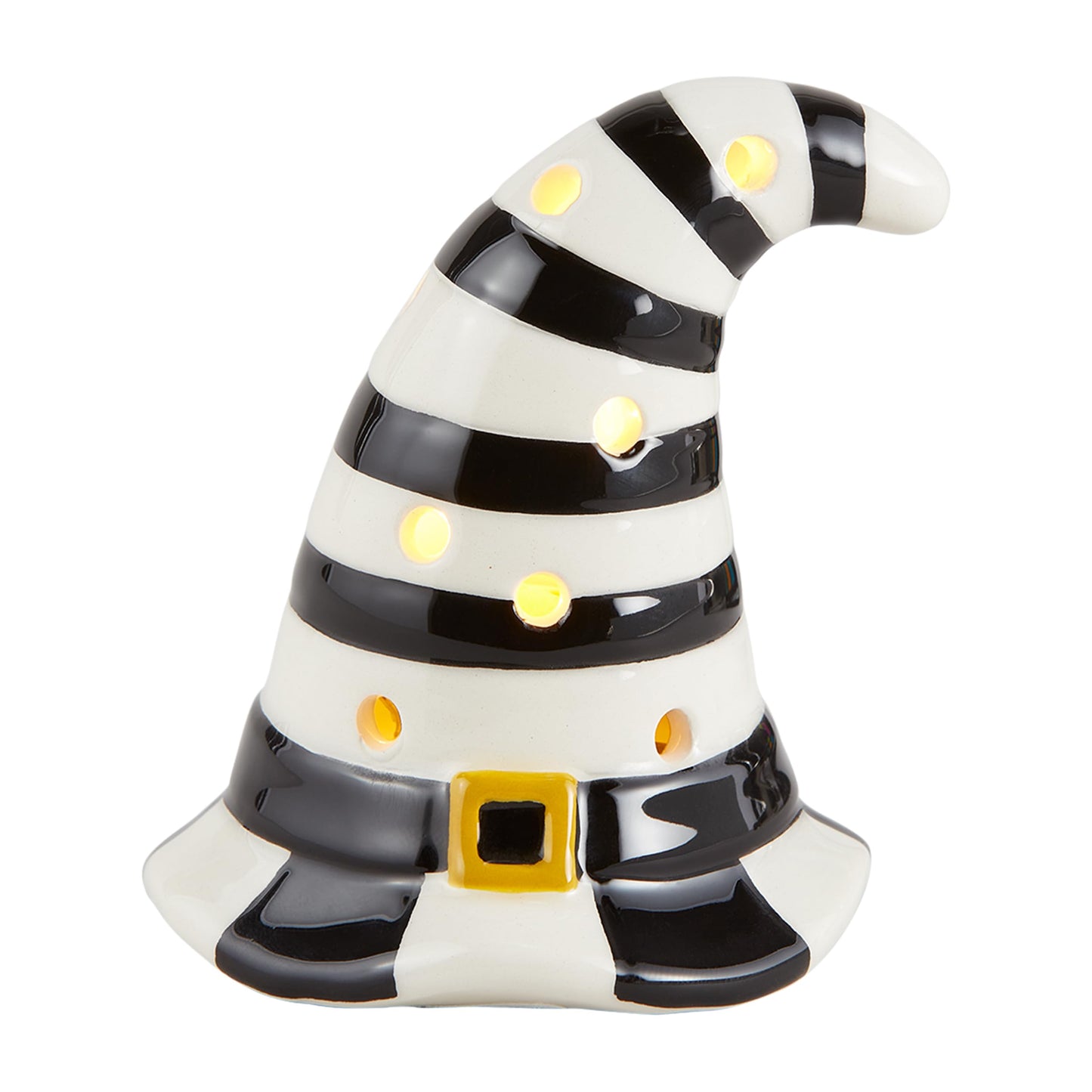 Mud Pie Halloween LED Light Up Sitter, Witch Hat