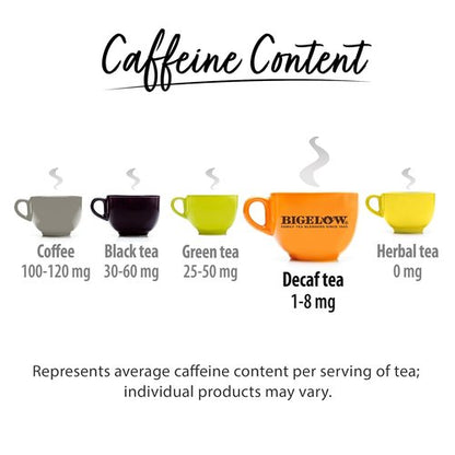 Bigelow Tea Decaffeinated Earl Grey Black Tea - 20 Count Box | Pack of 6 | 120 Total Tea Bags
