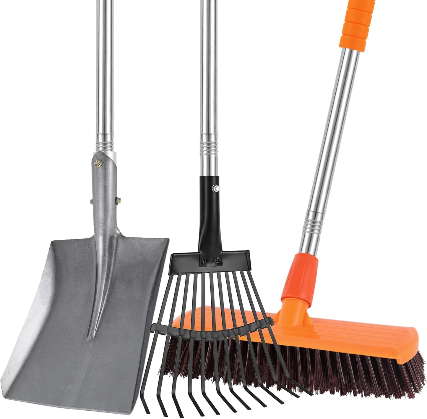 ROSTIUTE Chicken Poop Scooper Shovel Rake Scrub Brush for Chicken Coop Supplies Accessories for Cleaning