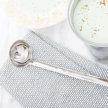 Restaurantware Met Lux 2 Ounce Portion Ladle, Stainless Steel Portion Control Serving Spoon