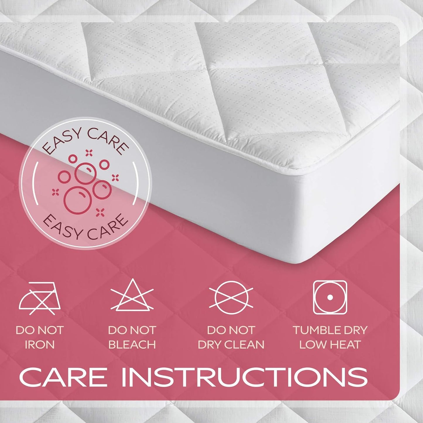 Maxi (33 75) Cot Size X Mattress Pad - Luxurious Cotton Sateen Mattress Protector - Soft, Comfortable, & Breatheable