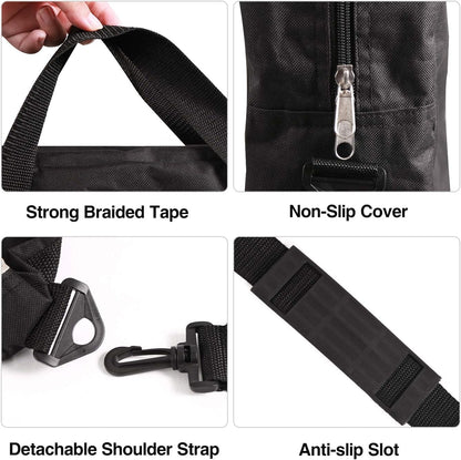 26x25 inches REDCAMP Oxford Carry Bag for Folding Table, Extra Large Strong Heavy Duty Storage Bag with Handles, Black