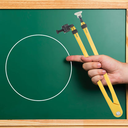 Demonstration Compass Plastic Whiteboard Compass Drawing Math Geometry Tool Large Circle on Teacher for School Classroom Drafting Woodworking Teaching Compass