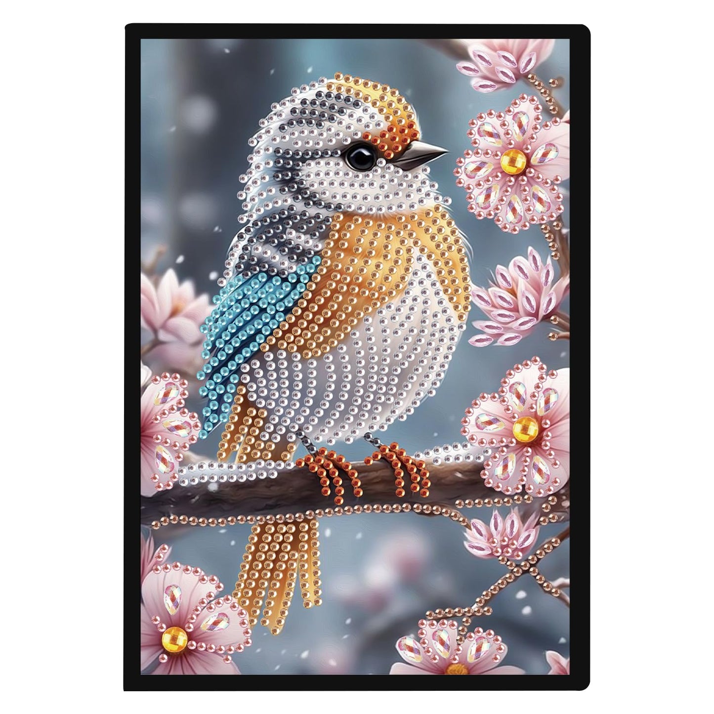 SHEGZHUC Diamond Painting Notebook Journal A5 Blank 14.5x21cm/5.7×8.26in Diamond Painting Composition Journaling Notebooks Notepad Sketchbook Diary Special Drills Girls Gifts || Hummingbirds Animal