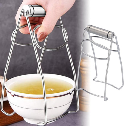 Hot Plate Tongs, Bowl Clip Dish Gripper with Strong Grip for Kitchen, Home, and Restaurant Use