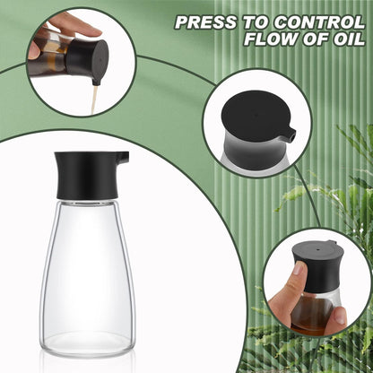18 Set Tanlade Pcs Soy Sauce Dispenser Leakproof Cruet Dispenser Small Sauce Bottles Glass Soy Container Oil Dispensing