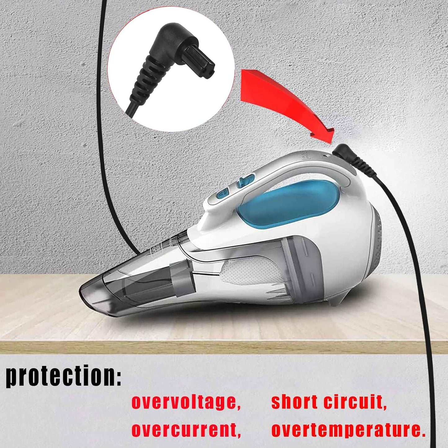 15V Charger for Black and Decker Dustbuster Handheld Vacuum, Power Adapter for HHVI315JO42 and Others