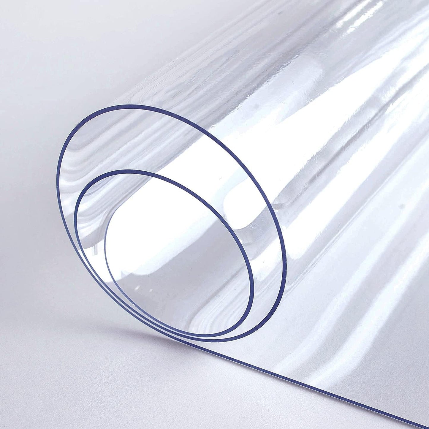 16 72 Inch, 1.5mm LovePads Clear Desk Mat x Thick Clear Table Protector, Waterproof Plastic Table Cover Protector, PVC