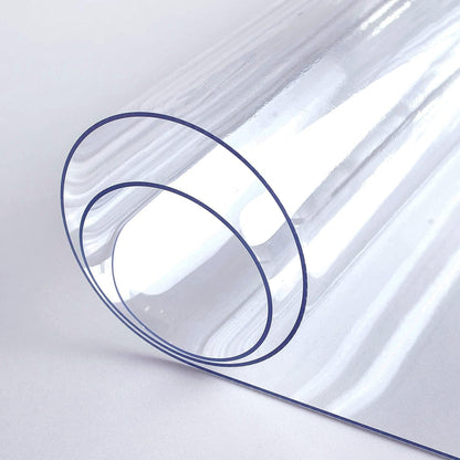 16 72 Inch, 1.5mm LovePads Clear Desk Mat x Thick Clear Table Protector, Waterproof Plastic Table Cover Protector, PVC