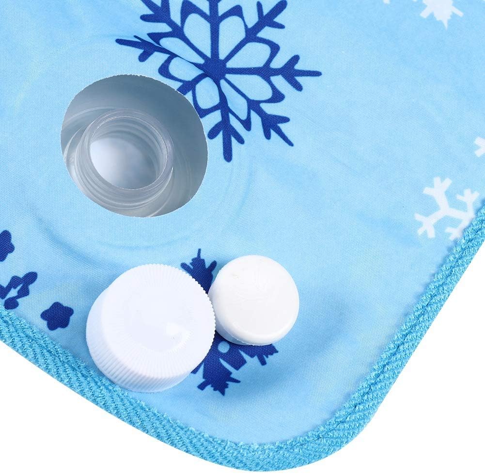 Cool Pillow, Reusable Gel Ice Packs with Ice Crystal Powder for Summer Cooling Cushion Mat