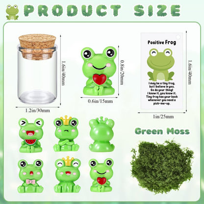 Fumete 35 Set Employee Appreciation Gifts Bulk for Coworkers Staff - Thank You Desk Pet Animal Pun Note Card Teacher Appreciation Gifts for Volunteer Nurses Team Graduation Party Favors (Frog)