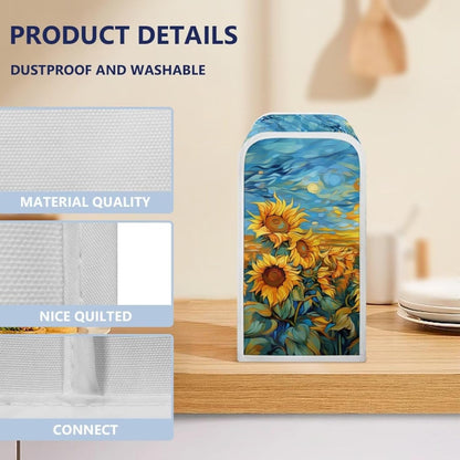 Sunflower Can Opener Covers, Reusable Electric Can Opener Cover for Home Kitchen Dining Room Decorations