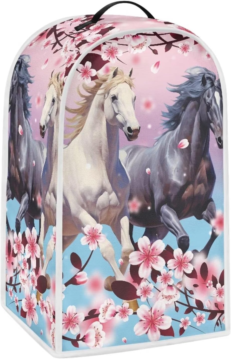 Flower Horse Blender Covers: Washable Food Processor and Stand Mixer Appliance Cover for Kitchen Machines