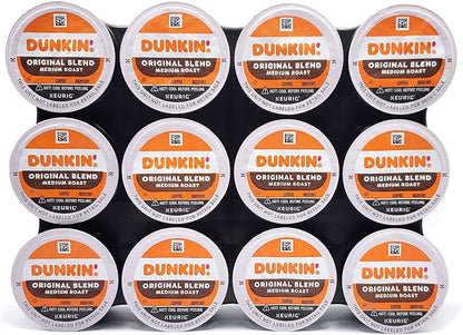 Adhesive Wall Mounted 12 Slot Coffee Pod Holder - Space Saving Organizer Rack Compatible with K Cups for Kitchen