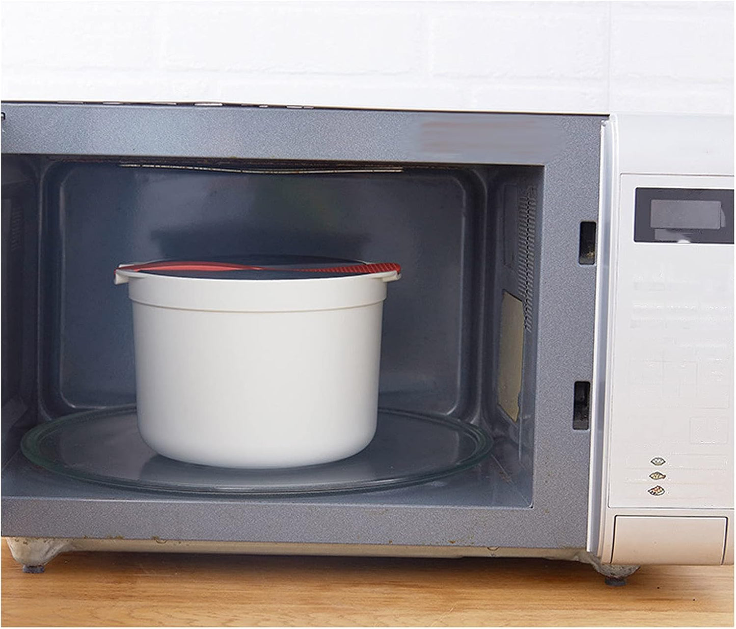 Microwave Rice Cooker, Portable High Temperature Resistant Steam Pot, Multifunctional Rice Steamer