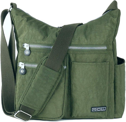Crossbody Bag with Anti Theft RFID Pocket - Women Lightweight Water-Resistant Purse