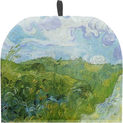 Wheat Field Tea Pot Cozies for Shock and Drop Protection, Kitchen Decorative Tea Pot Sleeve with Insulation Pad